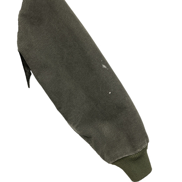 Carhartt Youth Green Canvas Hooded Full Zip Jacket YYJ130 - Size M - Picture 5 of 13